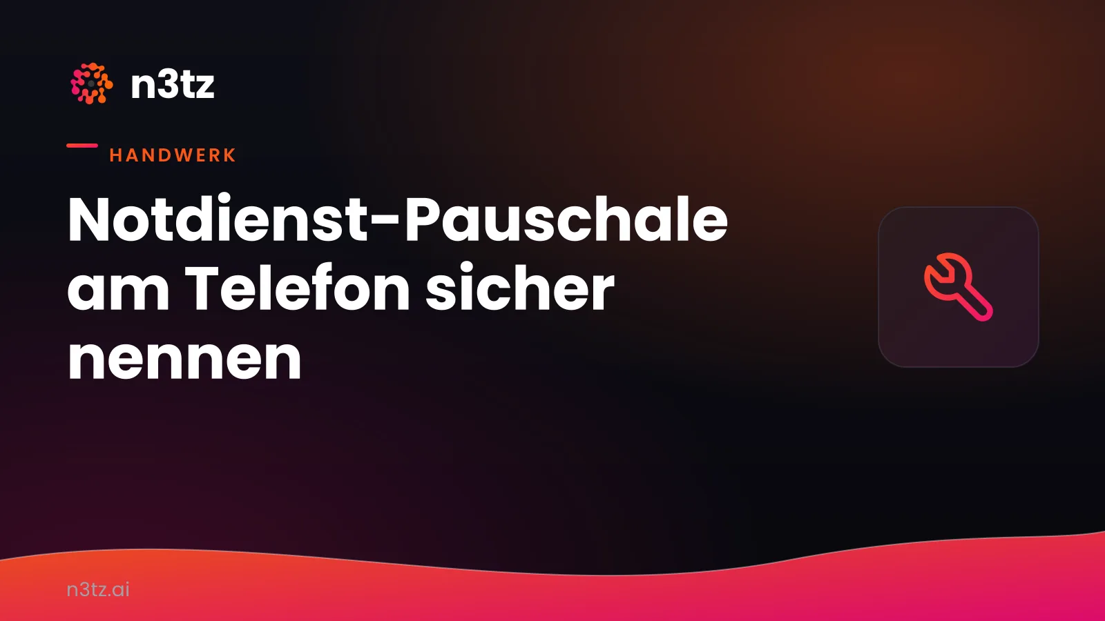 Blog-Titelbild: Notdienst-Pauschale am Telefon sicher nennen